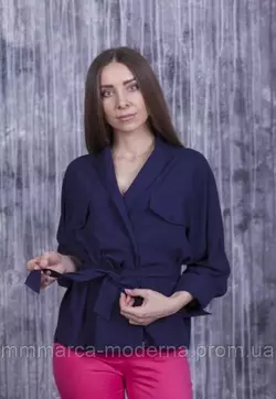 Женская блузка Элина Marca Moderna темно-синий