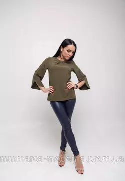 Женская блузка Marca Moderna Файна оливковая