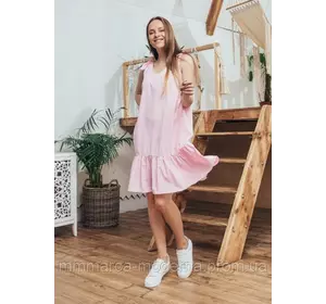 Женский летний легкий сарафан Стефи Marca Moderna светло-розовый