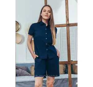 Женский классический летний костюм Мария Marca Moderna синий