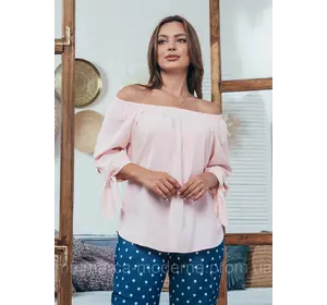 Женская блузка Мара Marca Moderna светло-розовая