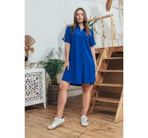 Женское платье Дейзи Marca Moderna ярко-синее