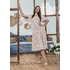 Женское модное летнее платье Мия Marca Moderna светло-розовое с цветочным принтом